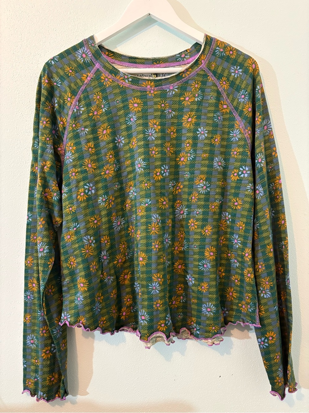 🆕 NATURAL LIFE XXL ✨ plus size floral long sleeve top NWT